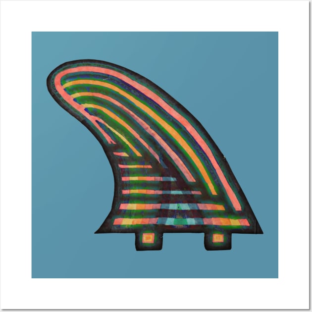 Funky Fluoro Fin Wall Art by AlexMartynArt